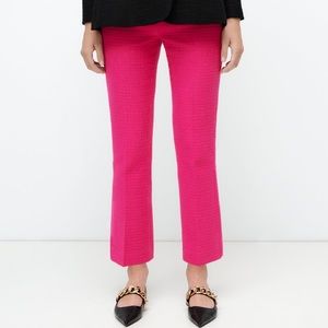 Zara Mini Flare Textured Trousers